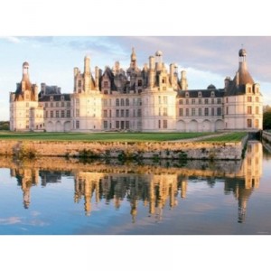 Mb Jeux Hasbro - MB Puzzles - Puzzle 2000 Pièces Géo - Le château de Chambord