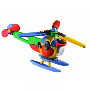 Mic O Mic - 89006 - Jeu de construction - Hélicoptère - 16.3 cm