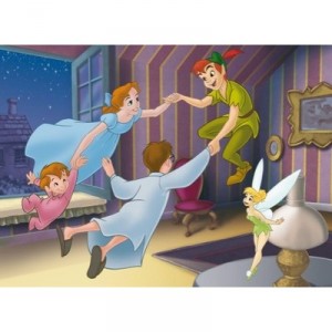 Nathan - Puzzle enfant - Ronde Magique / Peter Pan - 60 Pièces