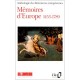 Memoires D'europe T.1 , 1453-1789 - Collectif