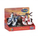 Papo - 39185 - Figurine de Collection - Boîte Présentoir Chevaliers