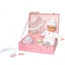 Petitcollin- 622898 - Poupée - Petit Câlin Souple - Bébé Adoré - 28 cm - Mallette