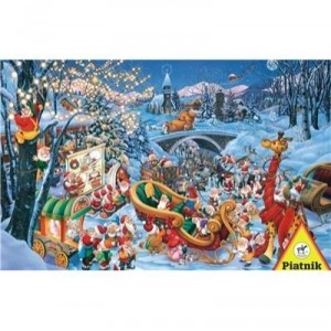 Piatnik - 1000 pièces - Père Noël lutins : Noël (Piatnik)