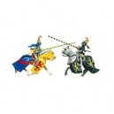 Plastoy - 62035 - Fig. Chevalier Cimier Dragon, Noir Or