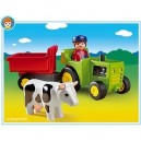 Playmobil - 6715 - 1.2.3 - Fermier + Tracteur