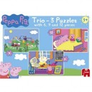 Puzzle Master Jumbo - Puzzle Peppa Pig Trio 2 (Import Grande Bretagne)