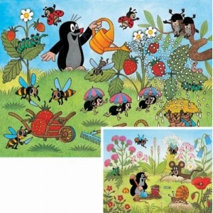 Ravensburger - 08944 - Puzzle - The mole in the garden - 2 x 20 pieces (Germany Import)