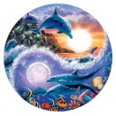 Ravensburger - 1000 pièces - Puzzle rond : Harmonie aquatique (Ravensburger)