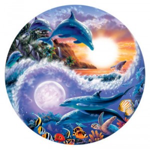 Ravensburger - 1000 pieces - Puzzle Round: Harmony Water (Ravensburger)