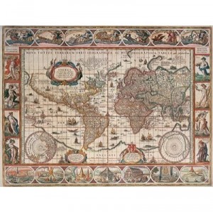 Ravensburger - Puzzle 2000 pièces - Mappemonde