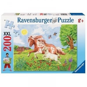 Ravensburger - Puzzle 200 pièces - Peppermint le poney et son amie