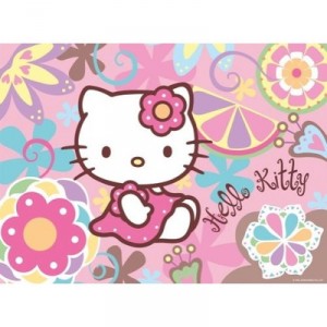 Ravensburger - Puzzle 300 pièces - Hello Kitty : Flower Power