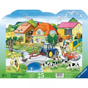 Ravensburger Puzzle 25 pieces modern framework Farm