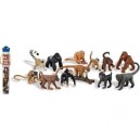 Safari - Singes - Tube de 12 figurines