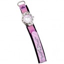 Sanrio Hello Kitty - 25656 - Montre Fille - Quartz - Analogique - Bracelet Nylon Multicolore