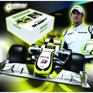 Scalextric - C3047A - Brawn Jenson Button © e Limited Edition Commemorative