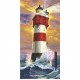 Schipper - 9220 399 - Peinture au Numéro Phare "Malen nach Zahlen, Leuchtturm Roter Sand" - 40 x 80 ...