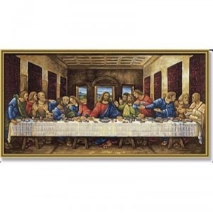 Schipper - 9220441 - Paint Number The Last Supper "Malen nach Zahlen, Das letzte Abendmahl" - 40 x 80 ...