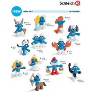 Schleich Smurfs 12 2010 "Signs of the Zodiac"