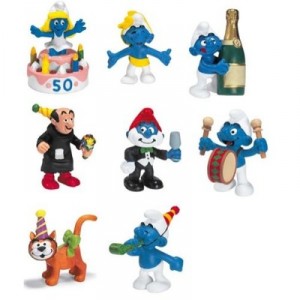 Lot 8 Smurfs - (New 2008) Schleich (Schleich)