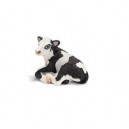 Schleich - 13639 - Figurine - Animaux - Veau Holstein - Couché