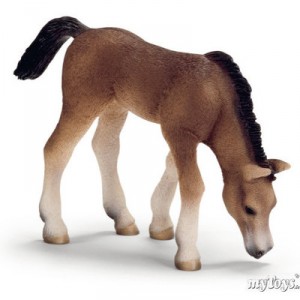 Schleich - 13652 - Figurine - Animals - Poulain Arabic - Grazing (Schleich)