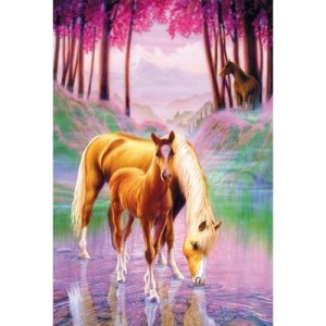 Schmidt Spiele Schmidt - 55055 - Puzzle Child - A love of horses - 100 pieces