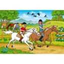 Schmidt Spiele Schmidt - 55267 - Puzzle - Enfant - Au Galop - 200 Pièces