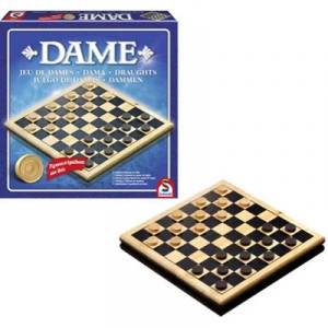 Schmidt Spiele Board Game Wooden Checkers