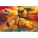 Schmidt Spiele Schmidt - 55056 - Puzzle enfant - Lion famille - 150 pièces