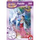 Schmidt Spiele Schmidt - 55066 - Puzzle - Enfant - La Princesse à la Licorne - Bijoux - 200 Pièces