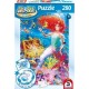 Schmidt Spiele Schmidt - 55067 - Puzzle - Enfant - La Petite Sirène - Bijoux - 280 Pièces