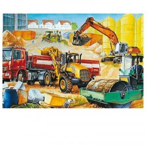 Schmidt Spiele Schmidt - 55069 - Puzzle Enfant - Grand chantier- 200 pièces