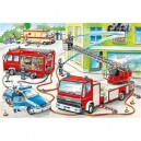 Schmidt Spiele Schmidt - 55088 - Puzzles - Pompiers Action - 60 Pièces