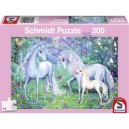 Schmidt Spiele Schmidt - 55094 - Puzzles - Milieu Des Licornes - 200 Pièces