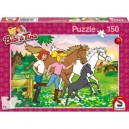 Schmidt Spiele Schmidt - 55100 - Puzzle - Enfant - Les Chevaux en Fête - 150 Pièces