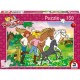 Schmidt Spiele Schmidt - 55100 - Puzzle - Enfant - Les Chevaux en Fête - 150 Pièces