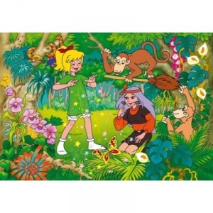 Schmidt Spiele Schmidt - 55280 - Puzzle - Enfant - Dans la Jungle - 200 Pièces