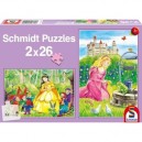 Schmidt Spiele Schmidt - 55509 - Puzzle - Enfant - Au Pays Enchanteur