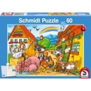 Schmidt Spiele Schmidt - 55521 - Puzzle - Enfant - La Ferme aux Animaux