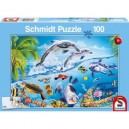 Schmidt Spiele Schmidt - 55523 - Puzzle - Enfant - Dauphins Heureux