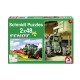 Schmidt Spiele Tracteurs Fendt, 2x48 pièces