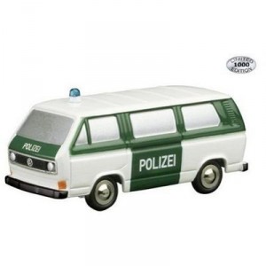 Schuco - 450512100 - Miniature Car - VW T3 Bus Polizei - Series Piccolo