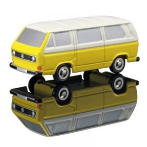 Schuco - 450512200 - Miniature Vehicle - Bus - VW T3 - Series Piccolo - Black and White