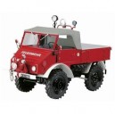 Schuco - SCHU00137 - Véhicule Miniature - Mercedes - Benz Unimog 401 Brigade du Feu - Echelle 1 / 18