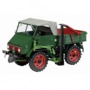 Schuco - SCHU00145 - Véhicule Miniature - Mercedes - Benz Unimog 2010 + Faucheuse - Echelle 1 / 18