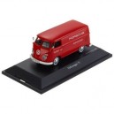 Schuco - SCHU03561 - Véhicule Miniature - Fourgonnette - VW T1 - Porsche Renndienst - Rouge - Echell...