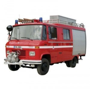 Schuco - SCHU03590 - Miniature Vehicle - Mercedes - Benz L409 Fire Fighter Wasserzell LF 8 - Scale ...