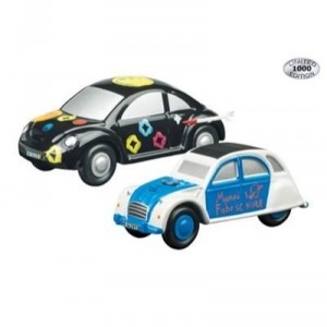 Schuco - SCHU06105 - Vehicle Miniature - Set - Die Ludolfs 2-2 CV Citroen and VW Beetle Series Piccolo (Schuco)