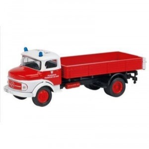 Schuco - SCHU21729 - Miniature Vehicle - Mercedes - Benz L311 Fire Fighter Frankfurt - Scale 1 / 8 ...